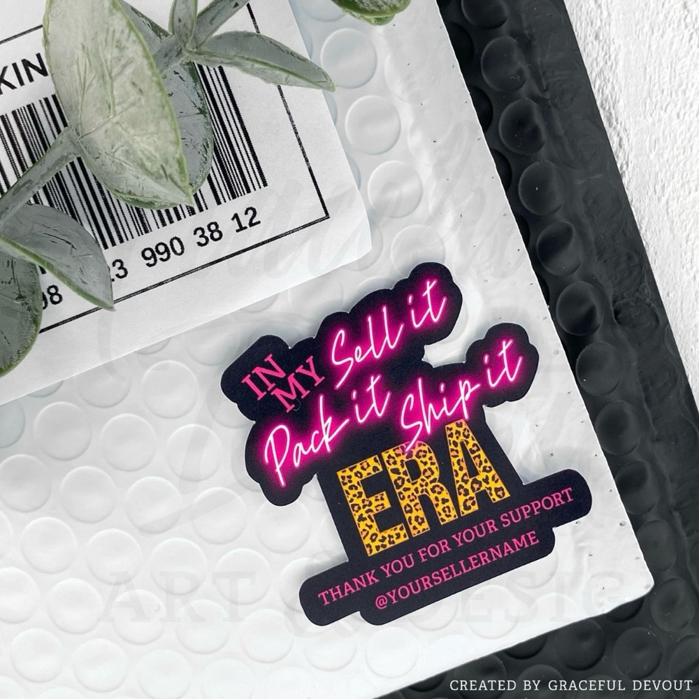 In My Sell It Pack It Ship It ERA - 2" (inches) (48ct.) Stickers - Picture 6 of 7